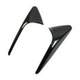 thumbnail image 1 of For Tesla New Model 3 Highland 2024 Side Camera Cover Lens Protector Black White Red Shiny Matte Carbon Fiber Pattern, 1 of 9