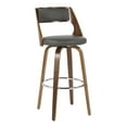 thumbnail image 2 of LumiSource Cecina 30 in. Keyhole Swivel Bar Stool - Set of 2, 2 of 6