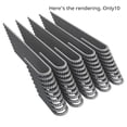 thumbnail image 3 of Rebar Stakes J Hook Extra Coated Steel Ground Anchors with Chisel Point End 10PCS, 3 of 5