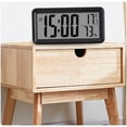 thumbnail image 7 of DESIGNICE 2026 New Alarm Clock,High Definition Digital Clock with Sharp Lcd Display,Adjustable Bedside Clock with 12/24 Hour Modes,Silent Alarm Clock for Study and Work, 7 of 7