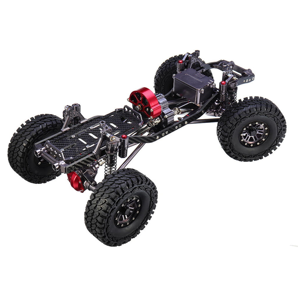 1x Metal Dual Motor Mount Kit for Axial SCX10 1/10 RC Rock Crawler Car Black 