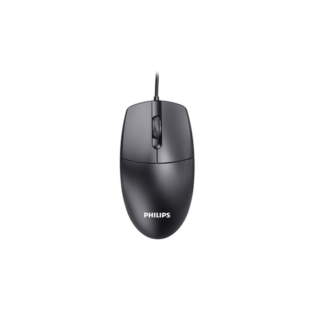 Philips Mouse Alámbrico USB SPK7247B 1200 dpi Sensor Óptico