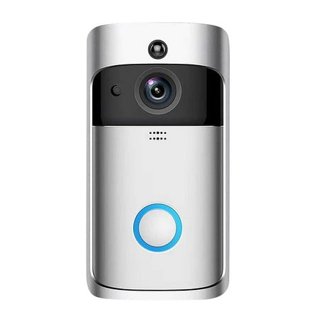 Ring Video Doorbell Camera Wireless WiFi Security Phone Bell Intercom 720P HD/Silver