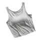 thumbnail image 2 of Xuyuer Ladies Fashion Sleeveless Round Neck Solid Color Modal Bottoming Vest Top with Chest Pads, Seamless Camisole for Everyday Comfort and Layering Essentials, 2 of 5