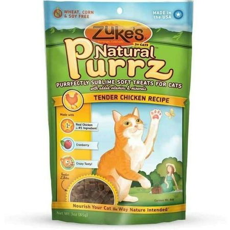 Zuke's Natural Purrz santé Moist Friandises pour chats, saumon