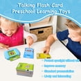 thumbnail image 4 of Tarjetas didácticas parlantes Juguetes educativos - Tarjetas didácticas parlantes Juguetes de aprendizaje para niños pequeños - Tarjetas didácticas de juguetes Montessori para edades 2 3 4 5 6 - Azul, 4 of 5