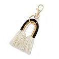 thumbnail image 1 of Qarigey LLavero de arcoíris tejido, accesorio de moda, , decoraciones artesanales, decoración colgante, bolsa colgante Accesorios de disfraces Colorido/Negro, 1 of 6