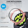 thumbnail image 5 of XIHAMA 2-Pack Waterproof Case For Samsung Galaxy Watch 6 40mm/44mm,[Privacy] Hard PC Bumper Tempered Glass Screen Protector Cover Case for Galaxy Watch 6, 5 of 8
