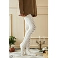 thumbnail image 4 of Thigh High Socks for Women Cable Knit Over the Knee Boot Socks, Long Warm Leg Warmers Winter, 4 of 6