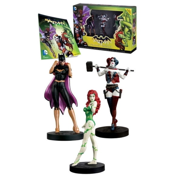 Eaglemoss DC Masterpiece Collection #2: Femme Fatales Figurine Set - Batgirl, Harley Quinn, Poison Ivy