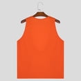 thumbnail image 7 of Men's Deep V Low Cut Tank Tops Solid Sleeveless Workout Muscle Shirt Athletic Bodybuilding Gym Performance T-Shirts, 7 of 7