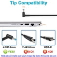 thumbnail image 1 of 45W 19.5V 2.31A Ac Adaptador Cargador para Laptop HP 741727-001 TPN-C1, 1 of 2