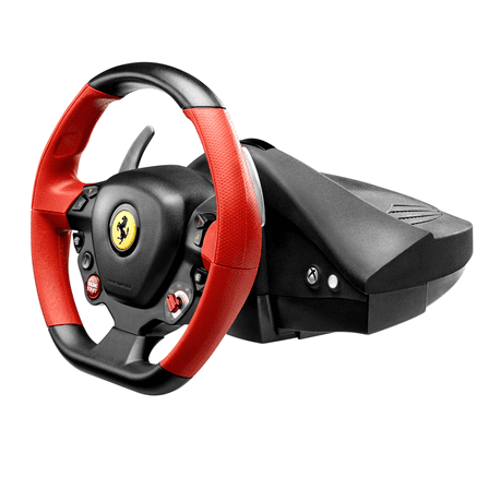 T80 Ferrari 488 GTB Edition Racing Wheel with Pedals (Compatible w/ Playstation 4/5, PC)