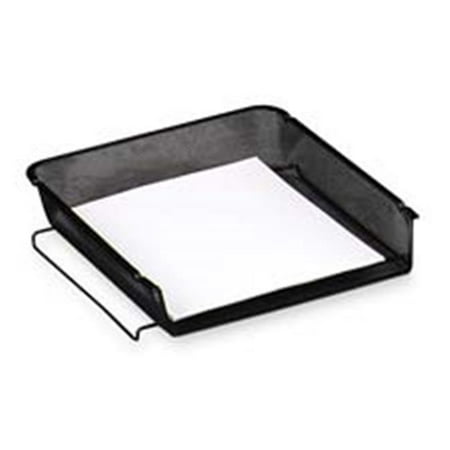 

Stackable Front Load Tray- Mesh- Letter- Black