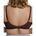 thumbnail image 3 of Full Coverage Underwire Bra Comfort Minimizer Non-padded Wide Straps Support Panels Plus Size 34 36 38 40 42 / B C D E F G ( 38F/DDD, Plum), 3 of 3