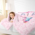 thumbnail image 4 of Feelyou Donut Initial A Teens Twin Comforter Sets, Princess Pink Bowknot Bedding Set, 2pcs, 4 of 8