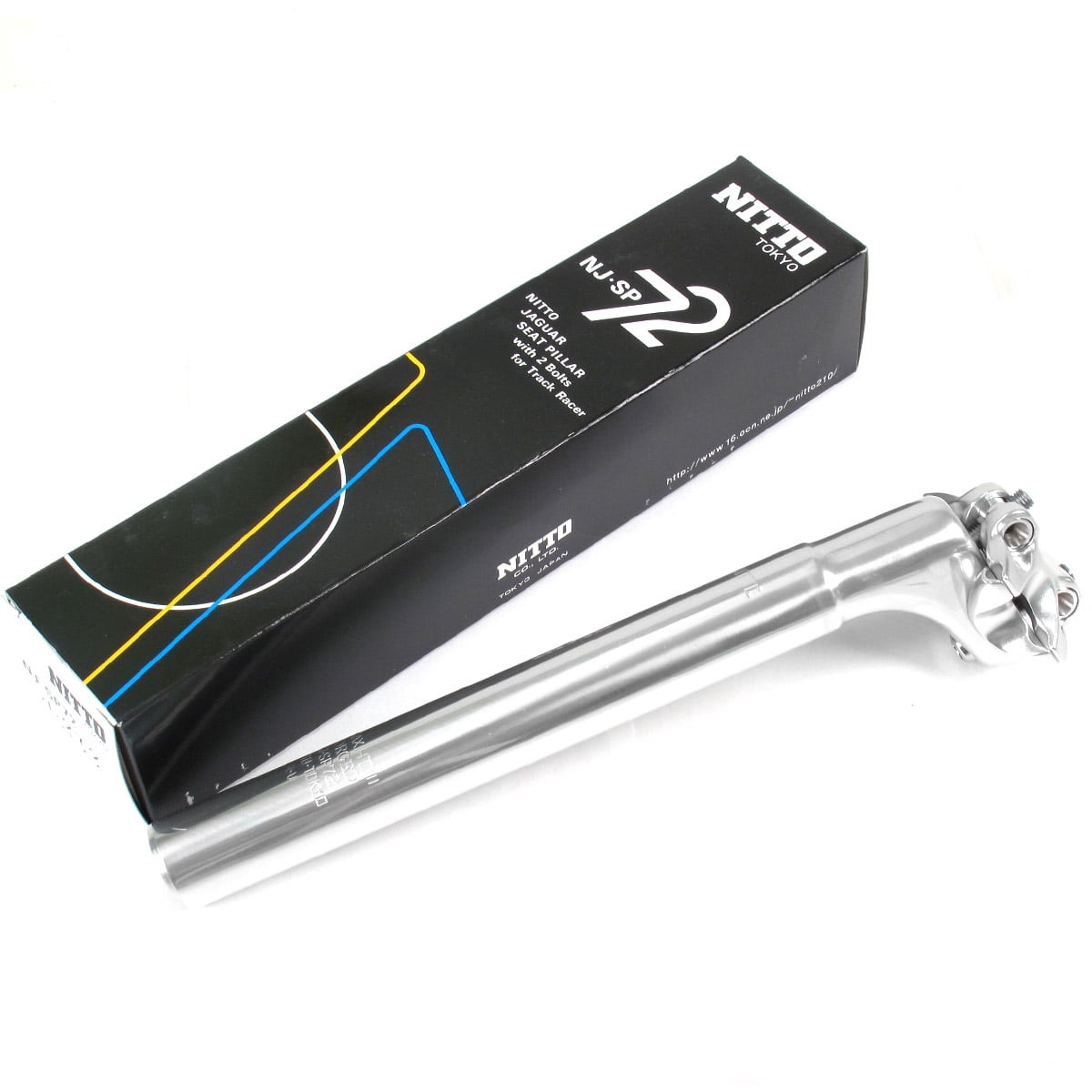 nitto seat post pillar nj-sp72 njs 27.2mm w30 l250 日東 ニットー 