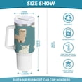 thumbnail image 3 of 40 Oz Car Handle Water Bottle Water Cup Water Bottle Water Jug Coffee Cup Travel Water Bottle Super Beautiful Lamb, 3 of 8