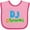 Pink and Fuchsia, variant on Inktastic DJ in Training Boys or Girls Baby Bib