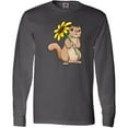 thumbnail image 3 of Inktastic Cute Chipmunk with Sunflower Long Sleeve T-Shirt, 3 of 5