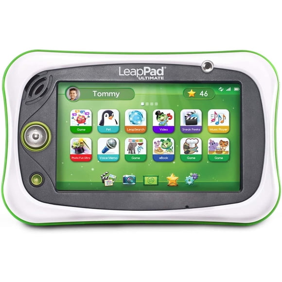 Tablet LeapPad Listo para la escuela LeapFrog 44694472 Aprendizaje Habilidades Diversión Aplicaciones Verde para Niños Leap Frog 44694472