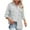 Gray, variant on Women's Striped Button Down Shirts Long Sleeve with Pocket Lightweight Casual Cotton Linen Dressy Tops, Blue L