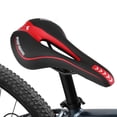 thumbnail image 1 of Bicicleta YAFEE MTB Asiento de bicicleta Sillín Suave Bicicleta Transpirable Cojín hueco (Rojo), 1 of 5