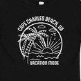 thumbnail image 4 of Inktastic Summer Vacation Mode Cape Charles Beach Virginia Boys or Girls Baby T-Shirt, 4 of 5