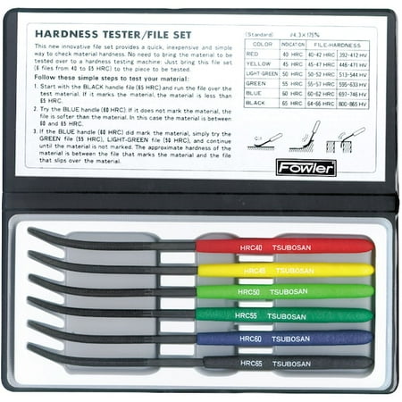Fowler Hardness Tester File Set 52-760-000-0