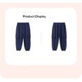 thumbnail image 4 of Bellafa Little Boys Cargo Pants Elastic Waist Casual Cotton Long Jogging Trousers Toddler Kids Jogger Bottoms with Side Pocket 2-7 Years, 4 of 10