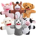 thumbnail image 1 of Juego de marionetas JOYIN para niños con boca de trabajo, 6 unidades, 1 of 7