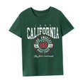 thumbnail image 4 of Camiseta básica para mujer, cuello redondo, para vacaciones, caminar, ir de compras, regalo para mujer SG, 4 of 7