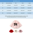 thumbnail image 3 of SGMVNU Kids Boys Girls Fall Winter Jacket Baby Coat Fall Winter Shawls Girl's Cloak Baby Girl's Top Warm Fuzzy Outerwear Coat(Size 3-6 Months, Red), 3 of 9