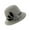 23#Gray, variant on Fedoras Cap Jazz Women Pompom Dome Hat Bowler Vintage Elegant Ladies Church Winter Autumn Warm Hat Khaki One Size