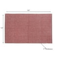 thumbnail image 2 of Chambray Ribbed Placemat Clay 13 X 19 - Set of 12, 2 of 3