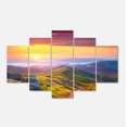 thumbnail image 2 of Fleurs de Rhododendrons dans des Collines Colorées - Impression sur Toile de Photographie de Paysage, 2 of 3