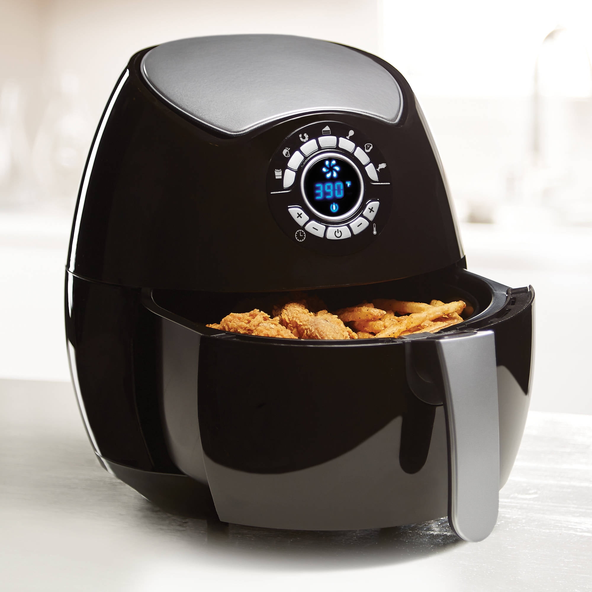 WETIE Air Fryer: 4QT 1400W, 5-in-1, 176°F-400ºF, Overheat Protection, Easy  Clean