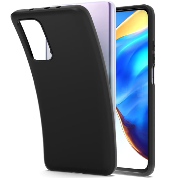 CoverON Xiaomi Mi 10T / Mi 10T Pro 5G / Redmi K30s Case, FlexGuard Series Soft Flexible Slim Lightweight Fit TPU Minimal Phone Cover, Black