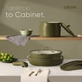 thumbnail image 2 of Carote Nonstick Cookware Sets, 18 Pcs Non Stick Pots and Pans Set with Detachable Handle, Green, 2 of 8