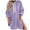 Purple, variant on Kaprioy Womens Casual Pullover Sweatshirt Long Sleeve Split Hem Hoodie Dress with Kangaroo Pocket Fall Fashion Clothes Orange, M