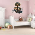 thumbnail image 2 of Magical Mushrooms Fairytale Whimsical Cartoon Wall Art Sticker Designs Vinyl Stickers For Home House Walls Rooms Windows Bedroom Decoration Size (26x26 inch), 2 of 3