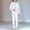 White, variant on RTKFRFLM Girls 2-Piece Formal Suit Set Professional Blazer Jacket and Matching Trousers Outfit Elegant High Quality Clothes for School Wedding and Party Performance Wear