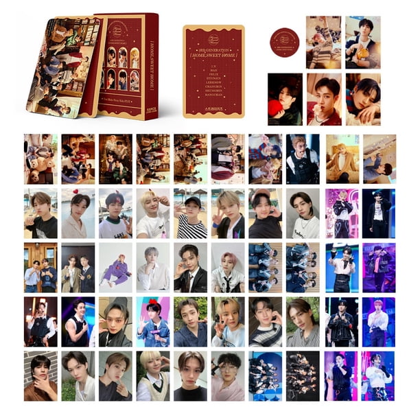 LINXX 55 Pcs Stray Kids 5 Estrellas Ther Sound MAXIDENT Álbum Lomo Card Kpop Photocard Postal CIRCUS Series