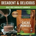 thumbnail image 2 of Viva Naturals Organic Cacao Powder, 1lb - Unsweetened Cacao Powder With Rich Dark Chocolate Flavor, Perfect for Baking & Smoothies, Non-GMO, Certified Vegan & Gluten-Free, 454 g, 2 of 3