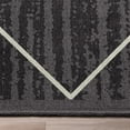 thumbnail image 5 of Well Woven Clover Diamond Lattice Flatweave 5' x 7' Area Rug Dark Gray, 5 of 5