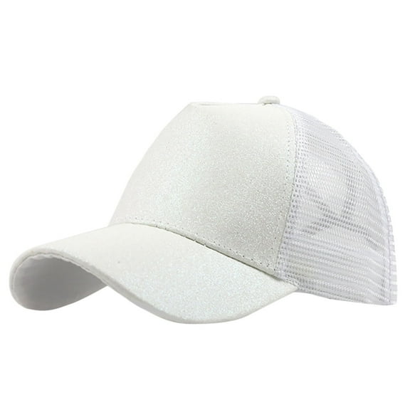 Men's Trucker Hat Flat Cap Cute White Sport Hats
