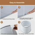 thumbnail image 3 of NATYSWAN Lamp Shades Set of 2, Drum Lampshades, Lampshade 10 Inches Height, Lampshades for Table Lamp, Floor Lamp, Pendant Light, Lamp Shade Harp Holder Included, 3 of 8