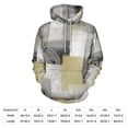 thumbnail image 2 of Abstract Gray Gold Paisley Rug Oversized Hoodies For Men Teen Pullover With Pocket Mens Pullover Hoodie Sweatshirt S-5XL, 2 of 6