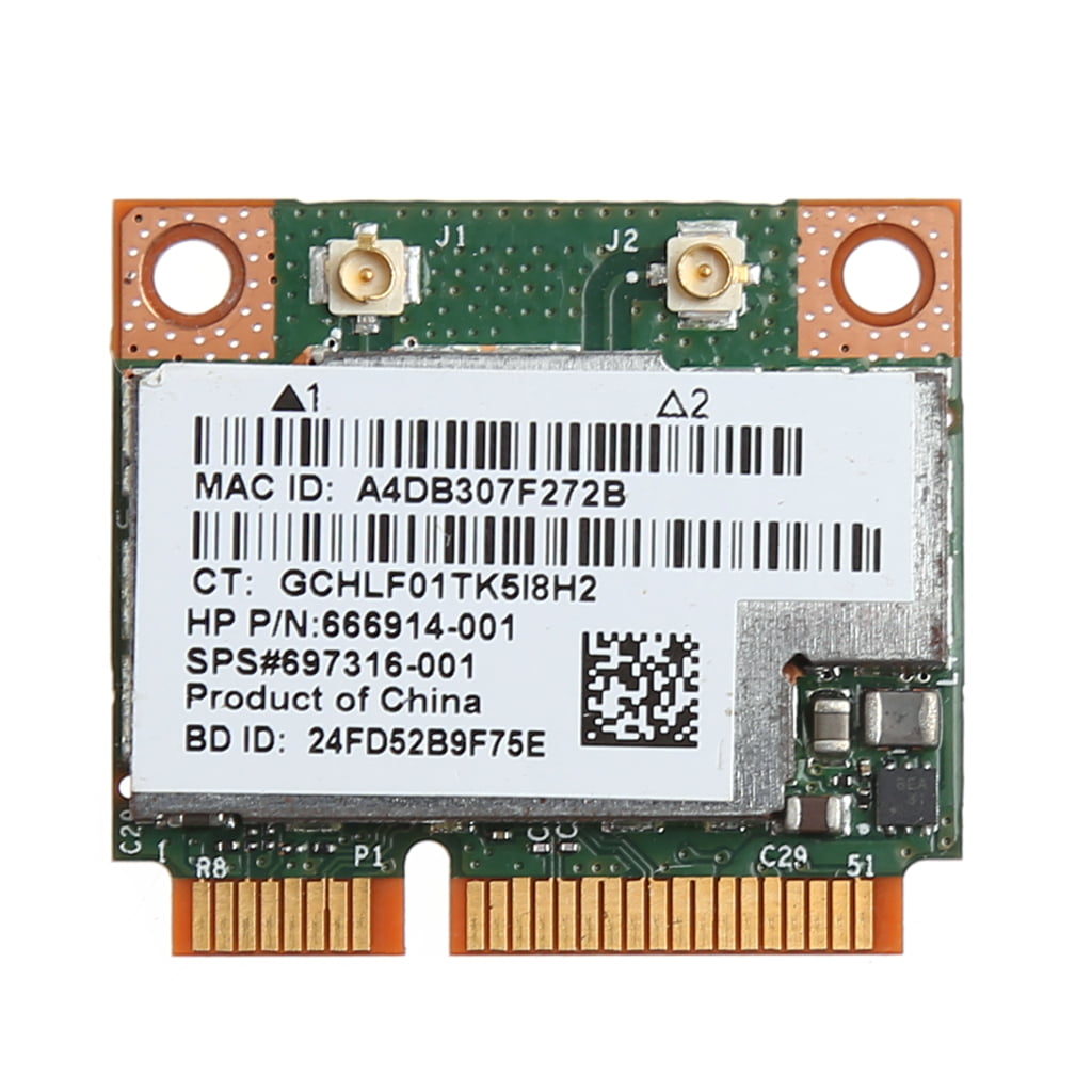Baiko Wireless Card 300M WiFi Bluetooth 4.0 Wireless PCI-E Card for BCM943228HMB SPS 718451-001