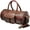 Brown, variant on 18" Leather Duffle Bag Weekender Travel Luggage Carry On Gifts for Men Women Sports Gym Overnight Bag Adventure HIking Gear